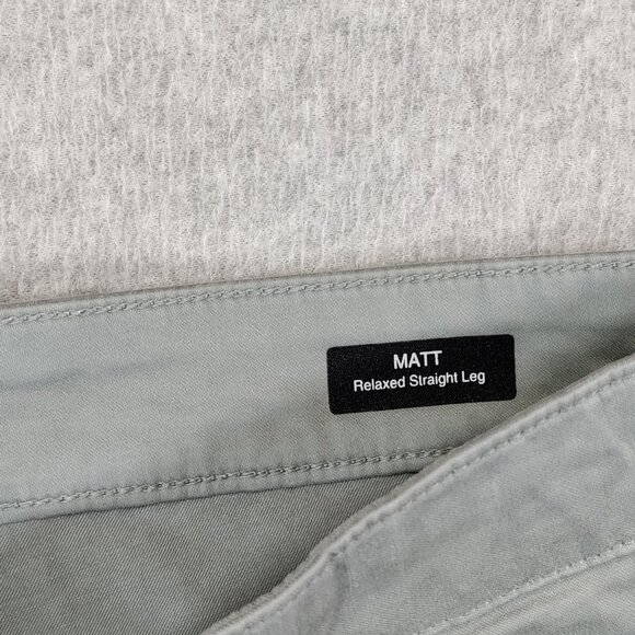 Mavi Pants mesn 33x34 Relaxed Straight Leg Matt Stretch Cotton - Picture 4 of 12